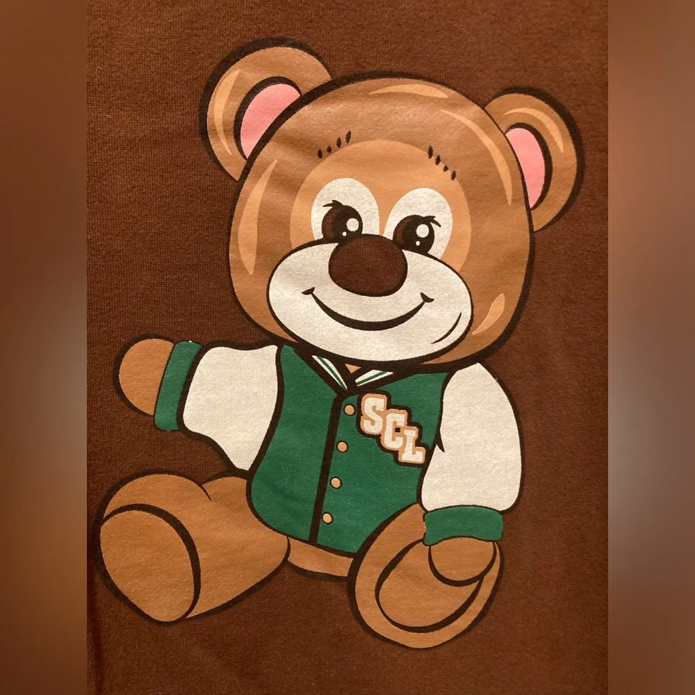 Stoney Clover Lane Teddy Bear Sweatshirt Letterman SCL Jacket WM
Old School SZ L - Picture 4 of 12